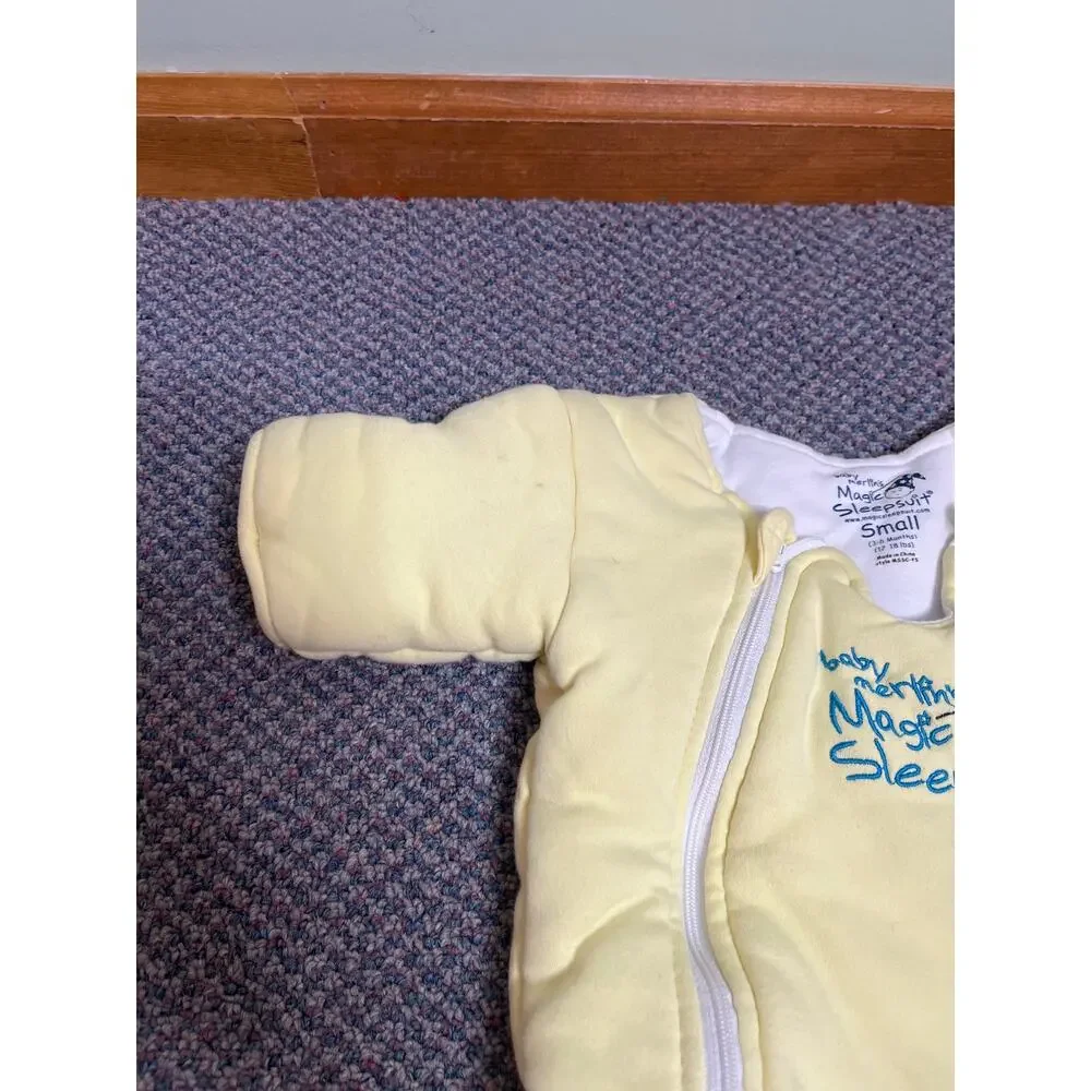 Baby Merlin's Magic Sleepsuit Yellow Small 3-6 months